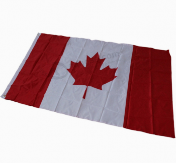 High quality 150D polyester the flag of Canada with any size