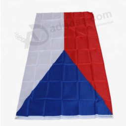 Flying Polyester Flag Custom Czech Republic Flag with any size