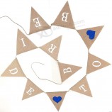Bandeira de casamento de alta qualidade design decoração gride para ser bandeira de serapilheira