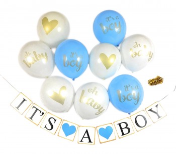 Decorazioni per feste baby shower è un kit di palloncini per striscioni ragazzo