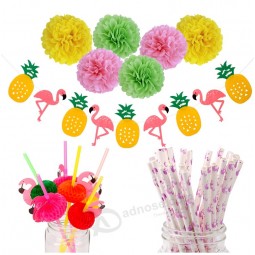 Hawaii Party Dekoration wirbelt Banner Girlande