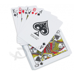 Baraja de cartas de póker jumbo personalizada barata