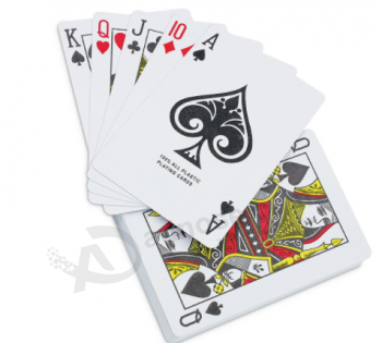 Baraja de cartas de póker jumbo personalizada barata