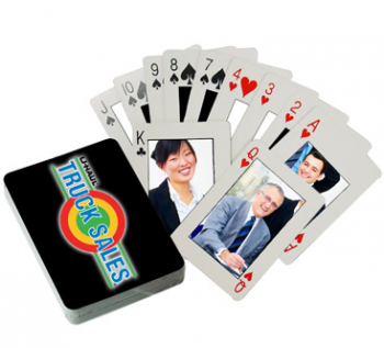 Impression de cartes à jouer personnalisées colorées
