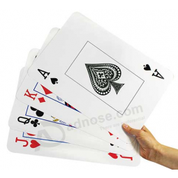 Cartas de jogar de índice jumbo, cartas de pôquer de índice jumbo