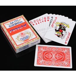 Naipes impresos con serigrafía, tarjetas impresas de póquer