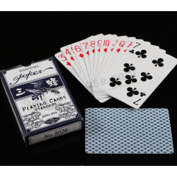 Cartão de pôquer presente promocional, publicidade presente jogo de cartas de poker