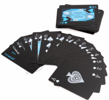 Custom Printed Blue Core Paper Playing Cards, Blue Core Playing Cards