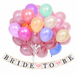 Bachelor party Decoration Bride To Be Banner latex balloon Kit