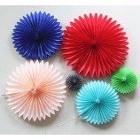 Papierfan-Pompons des Verkaufs Mischpapierhochzeitsdekoration für Babyparty-Baumschuldekoration