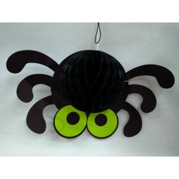 Halloween Decoration Spider Honeycomb ball