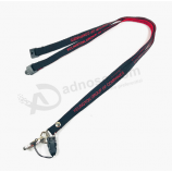 China supply kenmerkende afdrukken dunne lanyard met afgescheiden
