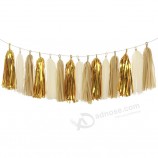 Papel borlas guirnalda banner para boda baby shower evento y fiesta suministros