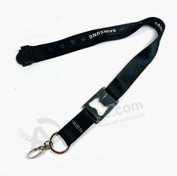 Personalized Detachable Promotional Bottle Opener Lanyard