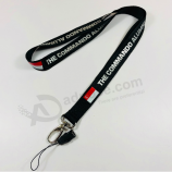 저렴 한 가격 클래식 컬러 인쇄 된 검은 목 lanyards