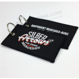 Custom Fabric Luggage Label Embroidery Souvenir Key Tags