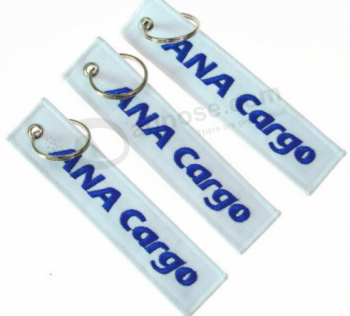 Personalized embroidery car logo keychain for sale