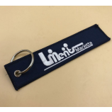 Bunter kundenspezifischer Polyester-Stickereischlüsselring