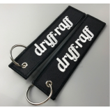 3см fashion Custom Embroidery Key Tag for keys