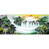 B131 grootschalige landschaps-muurschilderingen, kunst schilderij decor voor slaapkamer sofa achtergrond