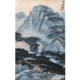 B138 hete verkoop handgeschilderde kleur inkt landschap landschapsschilderijen voor veranda decoratie