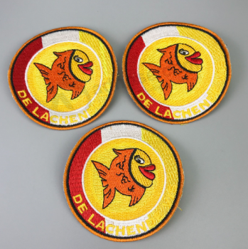 Ferro-Em patches bordados logotipo patches fábrica