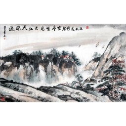 B165 peint à la main excellente qualité paysage célèbre encres chinois peintures