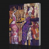 NO,CX016 Rhythmic Colors，Newest Handmade Bright Flower Oil Painting for House Decor