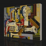 Nee, cx024 studio met gips kop foto's kunstdruk abstracte olieverf voor kantoorinrichting