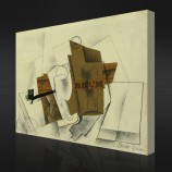 Nee, cx030 handafdruk fles rum abstract olieverfschilderij voor huisinrichting