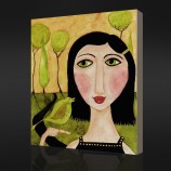 Nee, cx033 beeld van de vrouw abstracte olieverfschilderij decoratie voor woonkamer slaapkamer