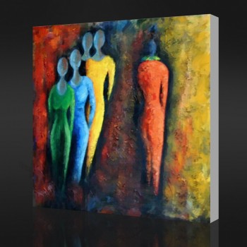 Nein, cx038 moderne Farbe menschlichen Körper Leinwand Ölgemälde Kunst, Wand Dekor Malerei