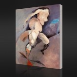 Nee, cx048 nieuwste ontwerp home decor wens abstracte canvas olieverf op verkoop
