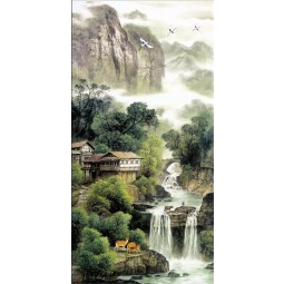 B181 Landschaft des Wandbilds des traditionellen chinesischen Anstriches