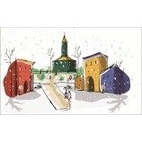 A118 pays amour peinture à l'encre paysage pour fond de décor de peinture murale de tv