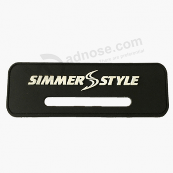 Rubber label 3d patch logo embossed logo patches for shoes