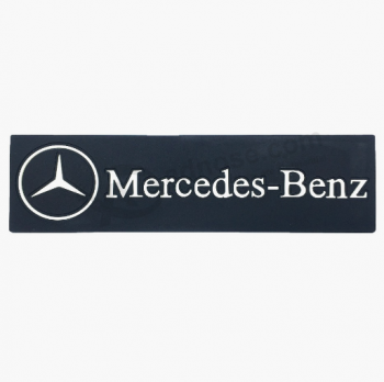 Brand logo badge rubber PVC patch silicone car mat label