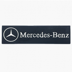 Insignia de la marca de caucho etiqueta de caucho pvc patch silicone car mat