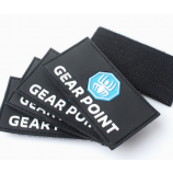 Eco friendly pvc rubber trademark soft plastic pvc patch