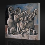 Nee, cx071 grijs stilleven geprint wall art abstract olieverfschilderij voor wanddecoratie