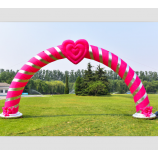 Arco rojo inflable decorativo de la boda ampliamente utilizado