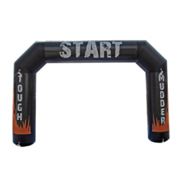 Entrada de arco de inicio inflable personalizada para la promoción de deportes