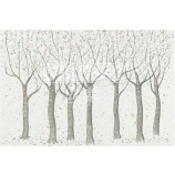 A234 handgeschilderde nostalgische abstracte bosverf voor decoratie