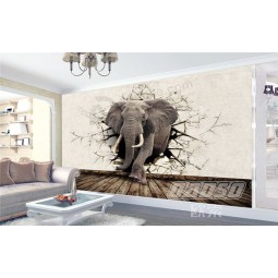 A236 слон 3d трехмерная творческая кирпичная стена краска для украшения детской комнаты