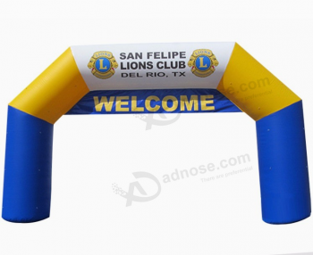Cheap custom printing logo inflatable activities arch