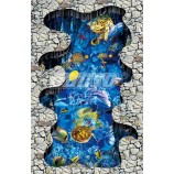 A243 oceaanwereld dolfijn 3d stereoscopische schilderij voor veranda decoratie