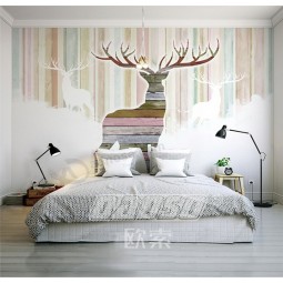 A244 Reaationary Elk Wall Art Painting Background Decoration