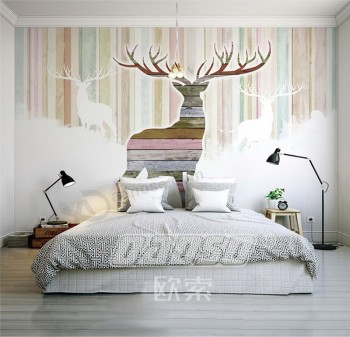 A244 Reaationary Elk Wall Art Painting Background Decoration