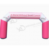 Festival celebration pink entrance inflatable arch for sale