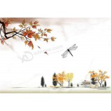 家の装飾のためのb004美しい風景のインクの絵画